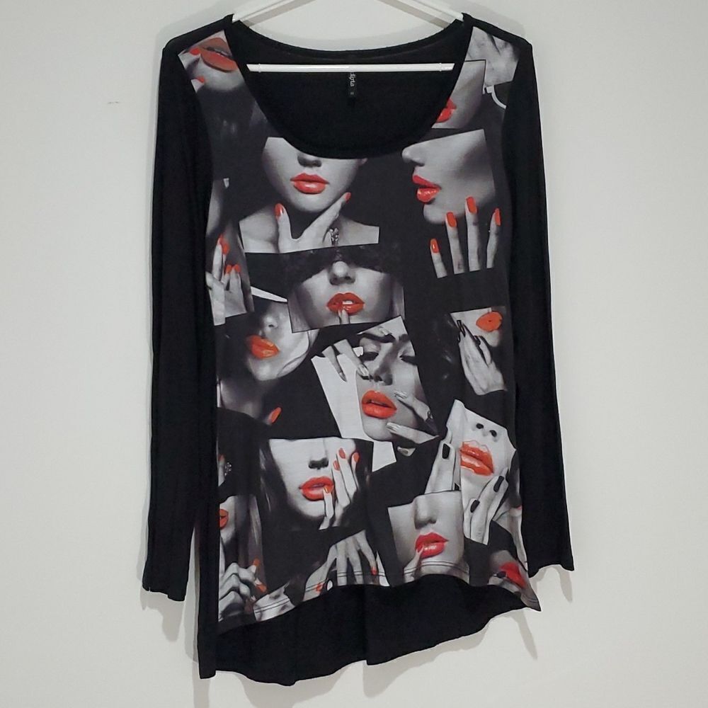 EDISTA Medium Black Long Sleeve Shirt